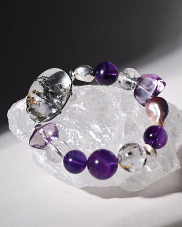 Bracelet: Amethyst Planet