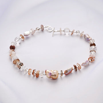 Necklace:Nature/Black Gold Super Seven