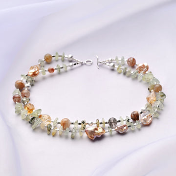 Necklace:Nature/Prehnite